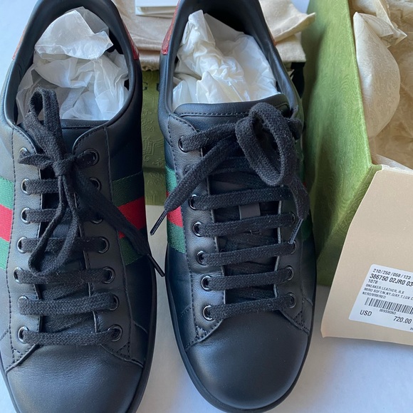 Gucci Ace Leather Sneaker size 8 men - Picture 5 of 13